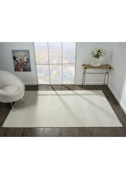 Zenith ZN007A Gri Halı Çizgi Desenli Modern Yumuşak Kadife Ince Antialerjik Salon Koridor Halısı fiyatları