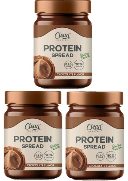 Proteinli Çikolatalı Fındık Kreması (Protein Spread) 350 gr - (3 Adet)