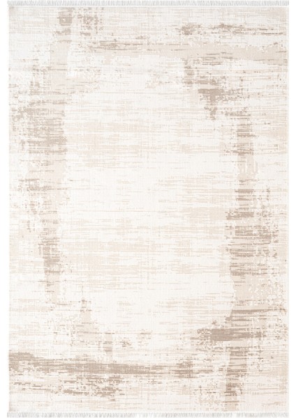 Etro ET006B Krem Modern Desenli Parlak Ağır Yüksek Sıklıkta Salon Halısı Ipek Serisi