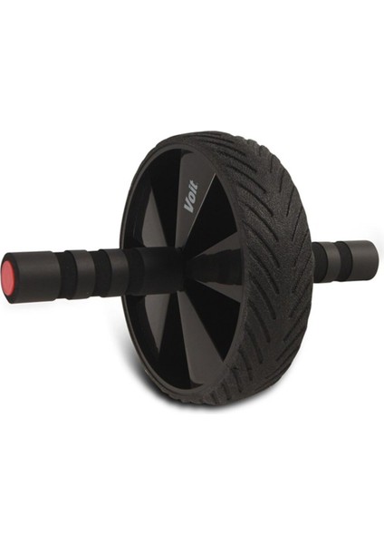 Siyah Egzersiz Tekerleği WB20, Dayanıklı ve Kullanışlı Spor Ekipmanı
