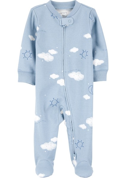 Erkek Bebek Mavi Uyku Tulumu