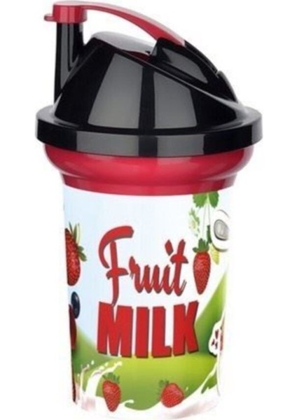 Eğlenceli ve Taşınabilir Çocuk Bardağı, 300 Ml, Renkli ve Kapaklı