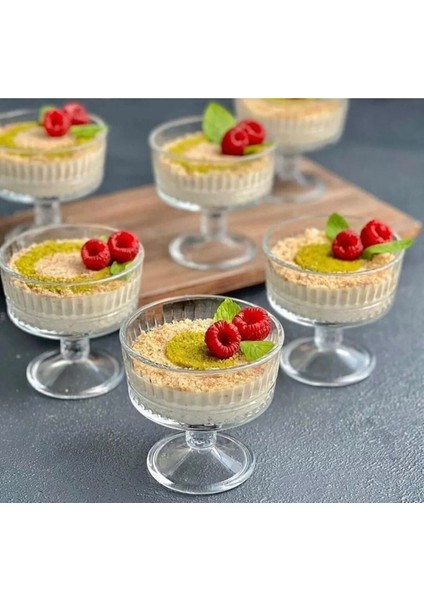 6'lı Turuncu Düz Dondurmalık Seti, Şık ve Kullanışlı Tasarım