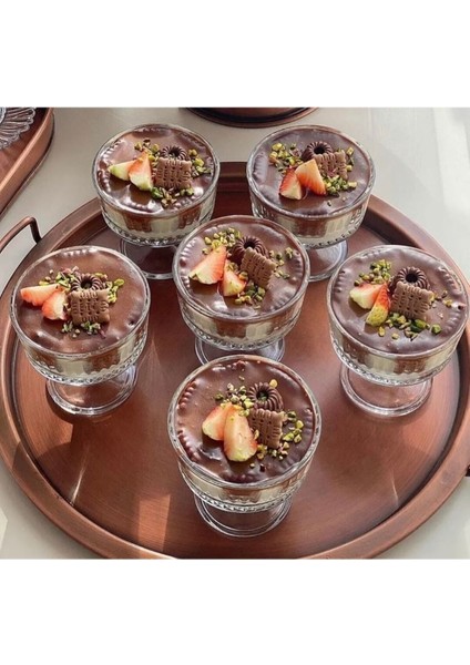 6'lı Turuncu Düz Dondurmalık Seti, Şık ve Kullanışlı Tasarım fiyatları