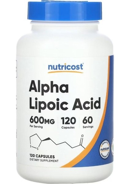 Alpha Lipoic Acid 600 Mg 120 Kapsül