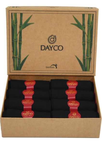 Premium Bambu Yazlık Siyah Çorap 8'li Set Kraft Kutulu fiyatları