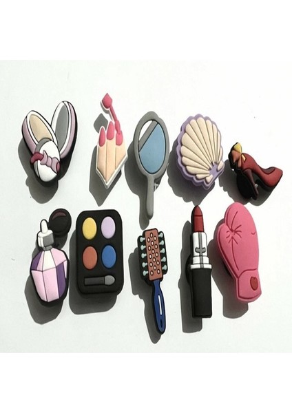 Renkli 10 Adet Terlik Süsleri, Şık ve Eğlenceli Tasarım Aksesuarları