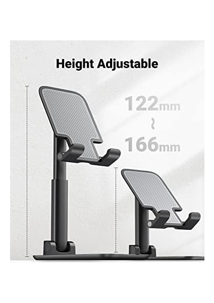 Katlanabilir Telefon Tutacağı iPhone ile Uyumlu Galaxy Redmi (Siyah) fiyatları