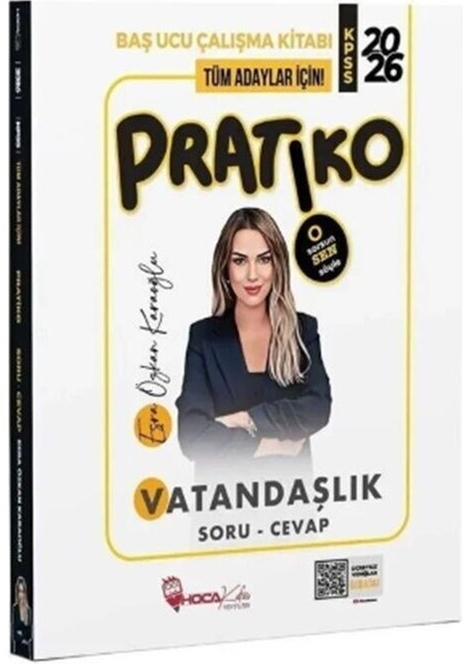 Hoca Kafası 2026 KPSS Vatandaşlık Pratiko Soru Cevap Çalışma Kitabı