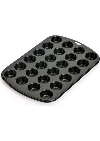 Mini Muffin Kalıp, 24 Hazneli, 38X27 Cm, Beyaz, Kullanışlı ve Pratik Mutfak Gereci