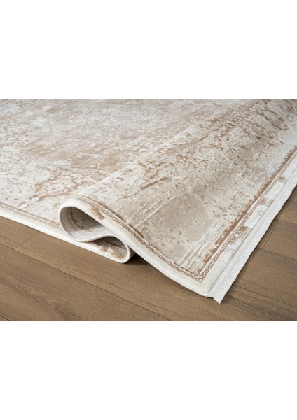 Vogue VG002K Kahve Klasik Göbekli Desen Modern Renk 100 Tarak Viskon Salon Halısı Ipek Serisi fırsatları