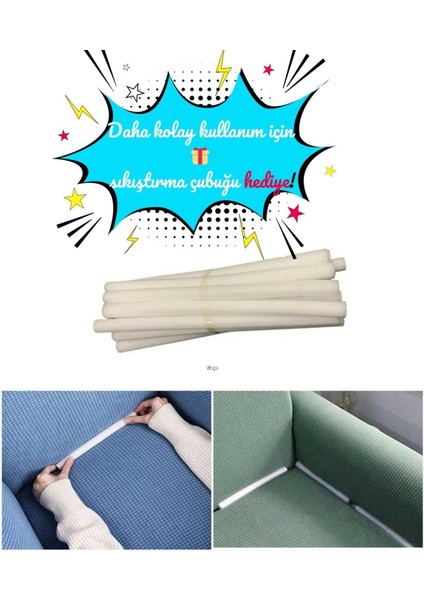 Bej Kadife Lastikli 3kişilik Koltuk Örtüsü, Şık ve Rahat Koruma modelleri