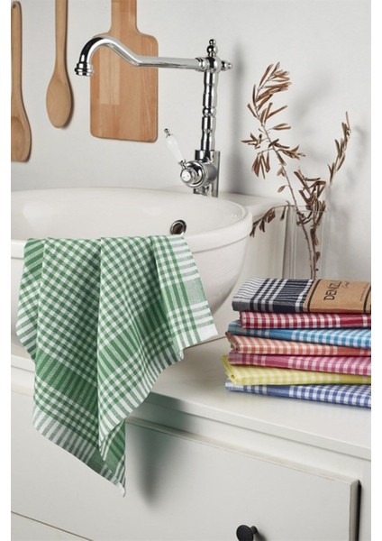 Kareli 5'li Yeşil Kurulama Bezi, Pratik ve Kullanışlı Temizlik Seti fiyatları