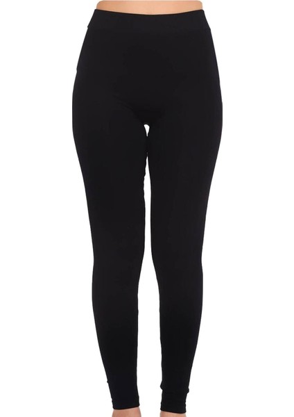 Içi Peluşlu Kadın Taytı Sıcak Tutan Termal Tayt