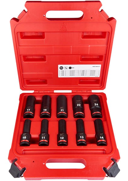 Endüstriyel Darbeli 10 Parça Uzun Lokma Seti 1/2 - 4932480457 modelleri