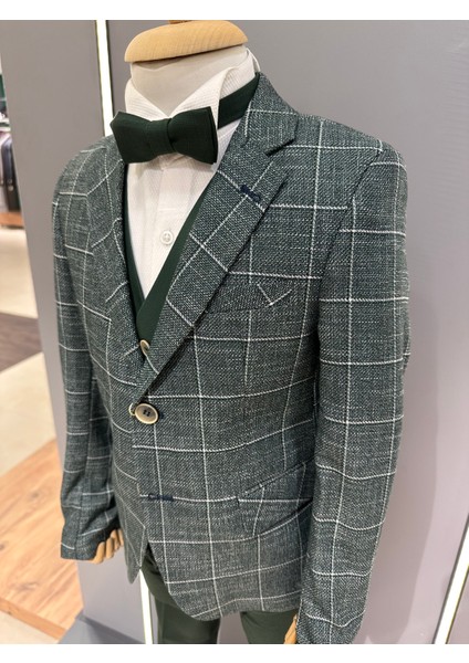 Erkek Çocuk Ekoseli Takım 2572-29 modelleri