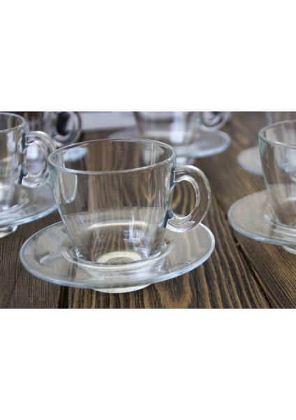 Turuncu 6'lı Çay Fincanı Takımı, Şık ve Modern Tasarım modelleri