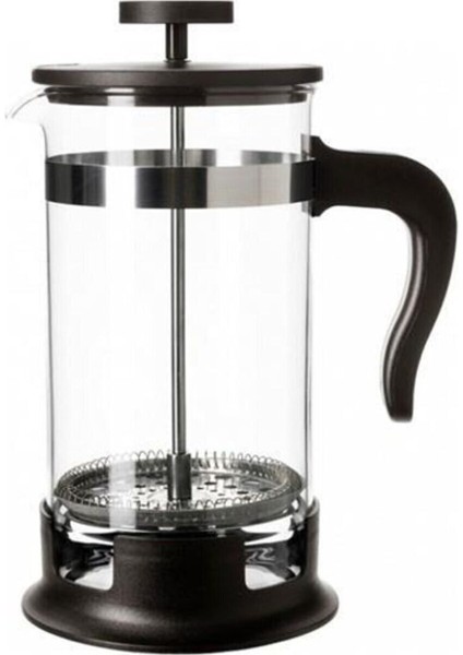 1 Litre French Press, Siyah, Kaliteli ve Şık Kahve Demleme Aracı