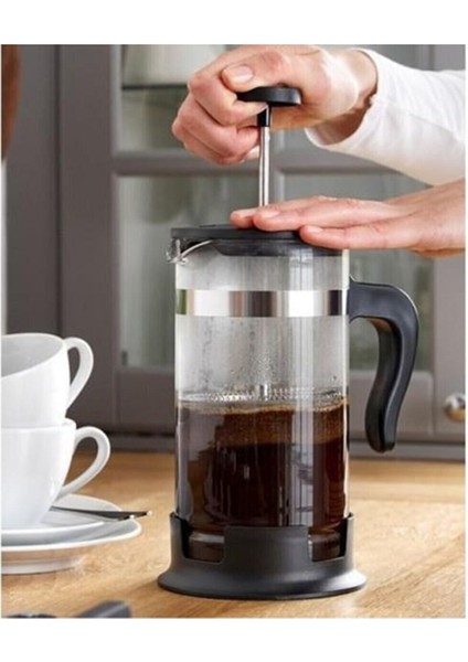 1 Litre French Press, Siyah, Kaliteli ve Şık Kahve Demleme Aracı fiyatları