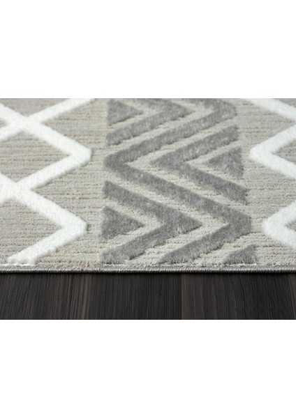 Sümer SM003A Gri Halı Iskandinav Desen Dekoratif Modern Tozuyok Antialerjik Salon Halısı Koridor indirimleri