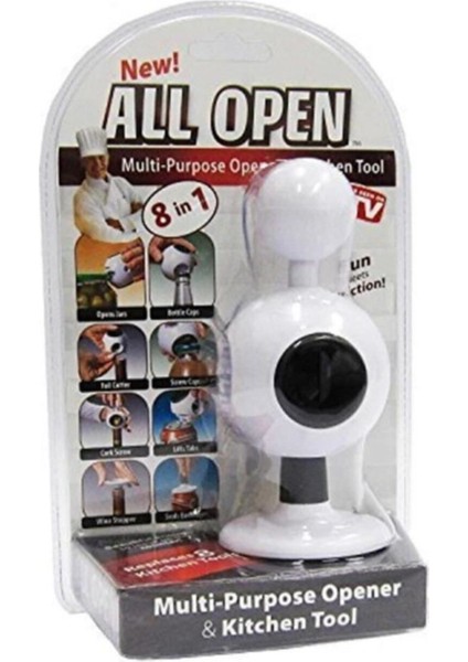 Pratik ve Çok Fonksiyonlu Konserve Açacağı, 8 Fonksiyonlu, Dayanıklı ve Şık Tasarım modelleri