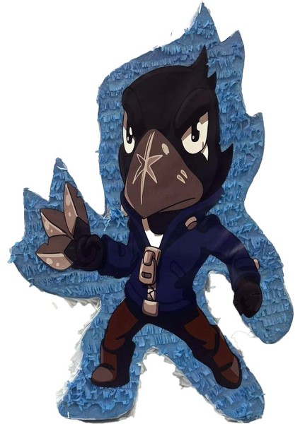 Brawl Stars Crow Şekilli Pinyata 39X10X60CM