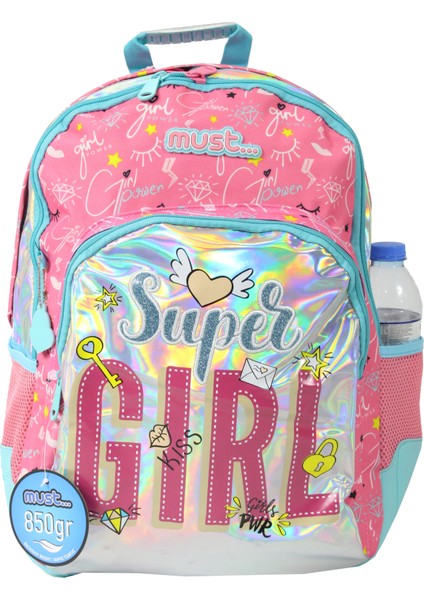 584965 Super Girl Ilkokul Sırt Çantası-Pembe fiyatları