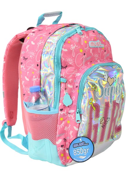 584965 Super Girl Ilkokul Sırt Çantası-Pembe modelleri