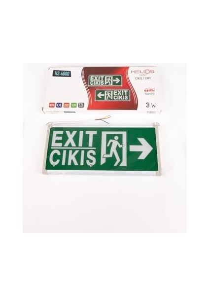 Opto 3W Çıkış-Exit LED Armatür - 2 Adet (Sağ-Sol) Hs 4600 fiyatları