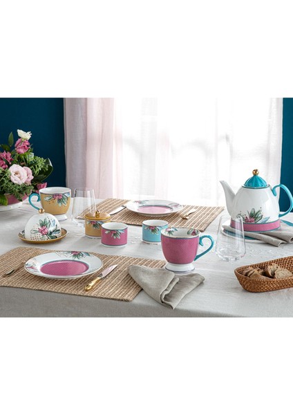 2'li Protea Bone China Çay Fincanı Takımı, 220 Ml, Hardal ve Sarı Renkli. modelleri