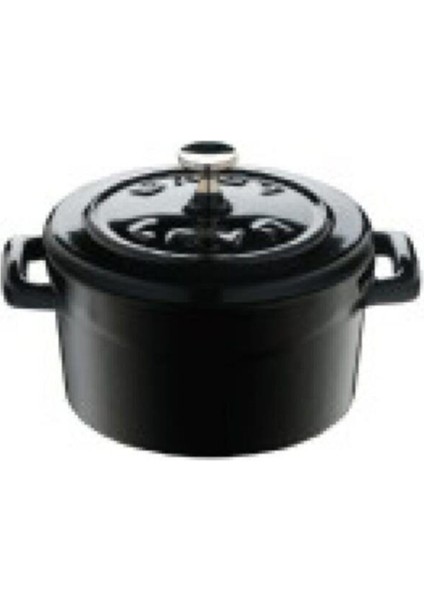 Mini Döküm Demir Tencere, 10 Cm, Yuvarlak, Siyah, Dayanıklı ve Şık Tarz fiyatları