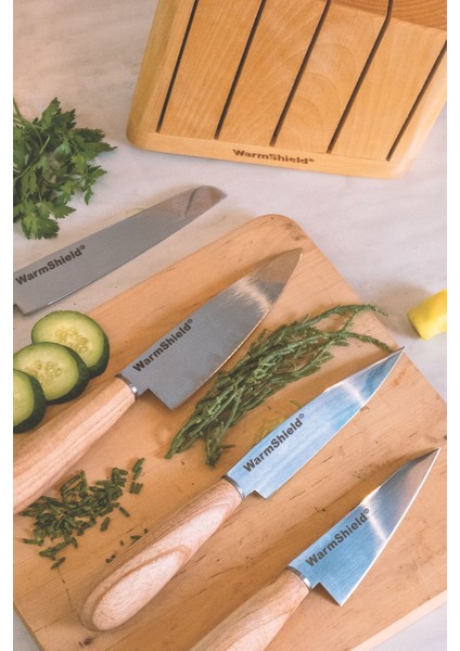 6 Parça Paslanmaz Çelik Bıçak Seti, Şık ve Dayanıklı Mutfak Gereci fiyatları