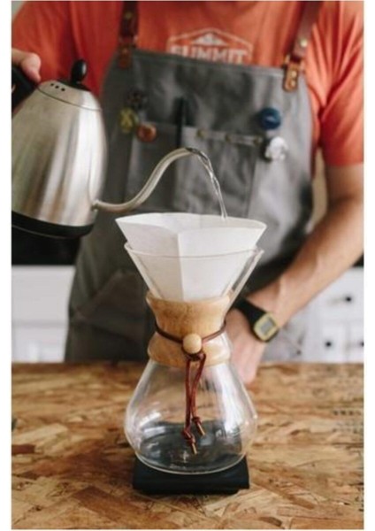 Ahşap Tutacaklı Chemex 800 Ml, Şık ve Kullanışlı Kahve Demleme Aracı modelleri