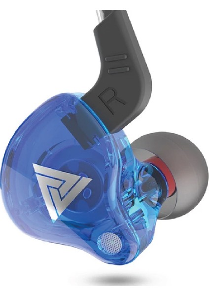 Ak6 3.5mm Kulak Kablolu Subwoofer Spor Kulaklık, Kablo Uzunluğu: Yaklaşık 1.2m
