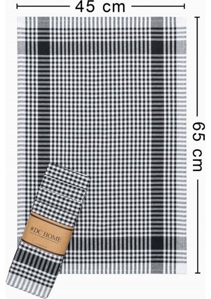 Kareli 5'li Kurulama Bezi Siyah, Çok Amaçlı ve Dayanıklı Temizlik Seti modelleri