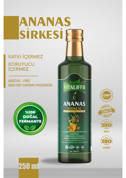 Ananas ve Kinoalı Form Sirkesi Kilo Vermeye Yardımcı