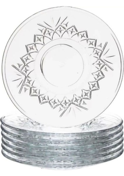 Turuncu 6'lı Tımeless Çay Tabağı Seti, Şık ve Kullanışlı Tasarım