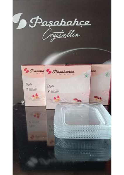 Turuncu Elysia Tatlı Tabakları 6'lı Set, Şık ve Kullanışlı Mutfak Aksesuarları