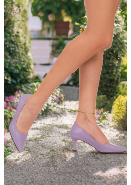 Kadın Sity Lila 6 cm Ince Topuklu Stiletto fiyatları