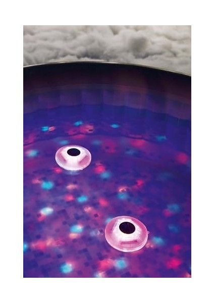 Pille Çalışır, Yüzen LED Lamba, Çap 14 cm modelleri