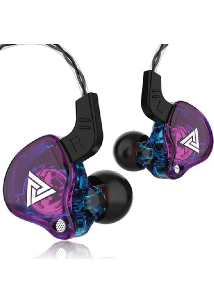 Ak6 3.5mm Kulak Kablolu Subwoofer Spor Kulaklık, Kablo Uzunluğu: Yaklaşık 1.2m