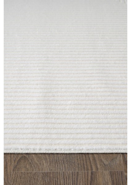 Merit MR009A Krem Halı Geometrik Detaylı Ince Yumuşak Akrilik Modern Salon Oturma Odası Halısı fırsatları