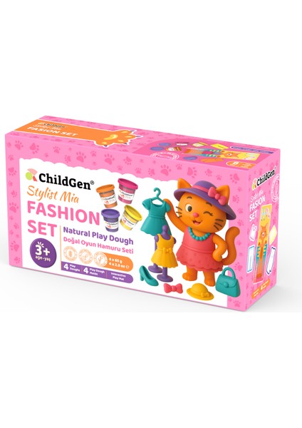 Doğal Oyun Hamuru Sevimli Patiler - Fashion Set