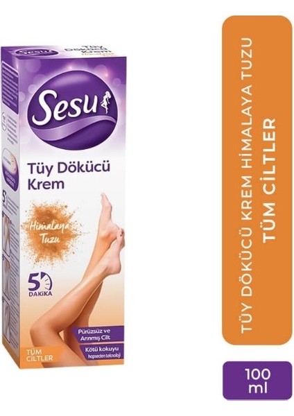Tüy Dökücü Krem Himalaya Tuzu - Tüm Ciltler 100 ml