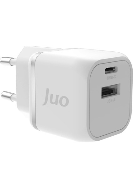 20W Gan Usb-C Usb-A Şarj Aleti Iphone & Ipad & Android Uyumlu Pd Qc4.0 Type-C Hızlı Şarj Cihazı