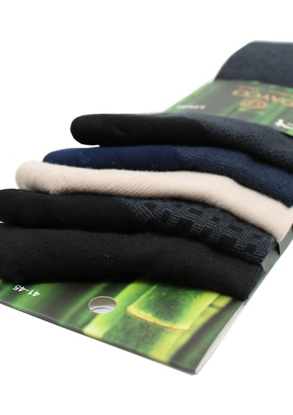 Yazlık Soket Erkek Bambu Çorap 5'li Renkli Set fiyatları