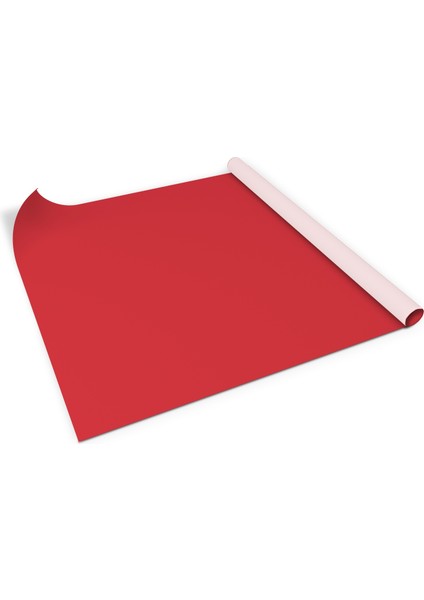 176-0637 Düz Mat Nar Çiçeği Kırmızı Yapışkanlı Folyo ( 45 cm x 1 mt ) modelleri