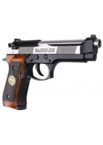 We Samurai Edge M9 Silver & Black Gbb Airsoft Tabanca fırsatları