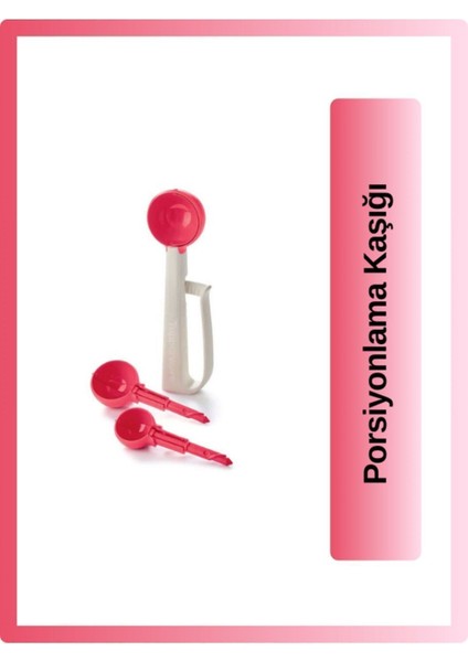 Beyaz Porsiyonlama Kaşığı, Pratik ve Şık Mutfak Gereciği