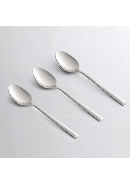 Gri Renkli Modern Yemek Kaşığı, Şık ve Dayanıklı Tasarım